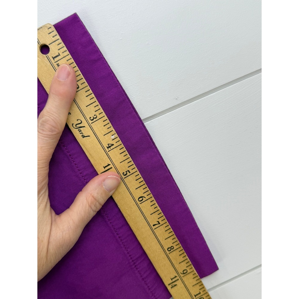 Maeve Wide-Leg Cropped Pants in Bright Magenta - Picture 11 of 13